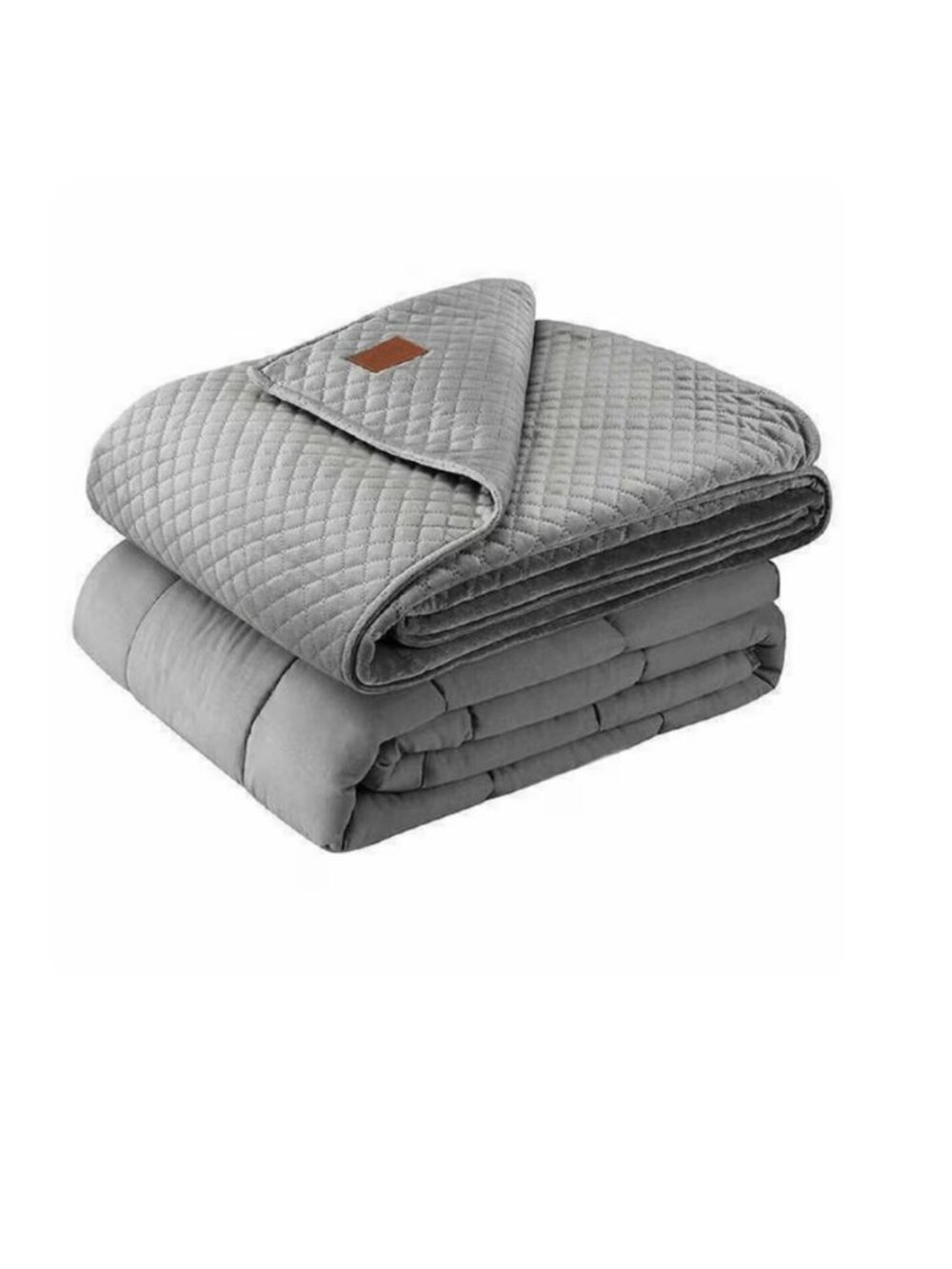 Pendleton Gray Quilted Throw Blanket